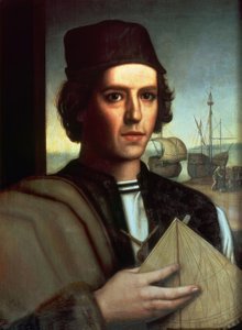 Ideal Portrait of Vicente Yáñez Pinzón – Captain of the Caravel La Niña – 1956