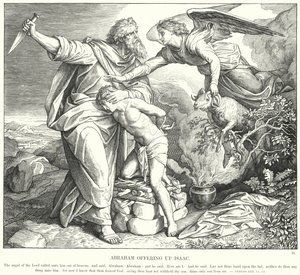 Abraham Offering up Isaac by Julius (after) Schnorr von Carolsfeld