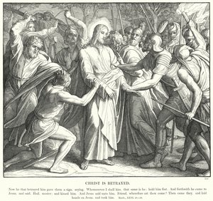 Christ is Betrayed by Julius (after) Schnorr von Carolsfeld