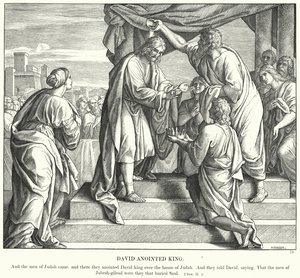 David Anointed King by Julius (after) Schnorr von Carolsfeld
