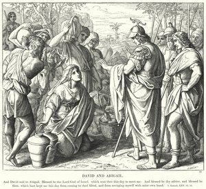 David and Abigail by Julius (after) Schnorr von Carolsfeld