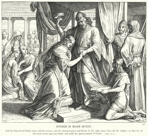 Esther is Made Queen by Julius (after) Schnorr von Carolsfeld