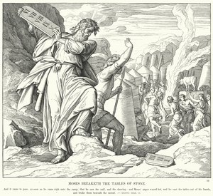 Moses Breaks the Tables of Stone