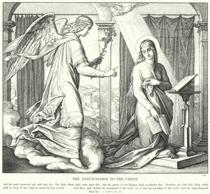 The Annunciation to the Virgin by Julius (after) Schnorr von Carolsfeld