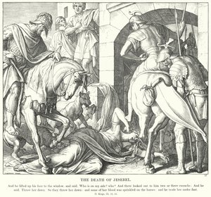 The Death of Jesebel by Julius (after) Schnorr von Carolsfeld