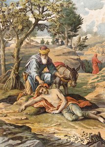 The Good Samaritan by Julius (after) Schnorr von Carolsfeld