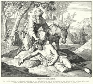 The Good Samaritan by Julius (after) Schnorr von Carolsfeld