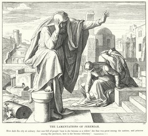 The Lamentations of Jeremiah by Julius (after) Schnorr von Carolsfeld