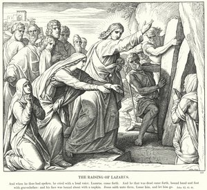 The Raising of Lazarus by Julius (after) Schnorr von Carolsfeld