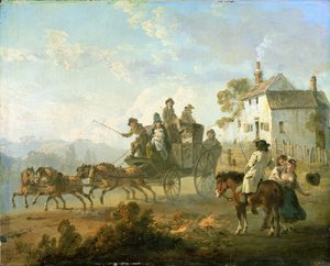A Stage Coach on a Country Road, 1792