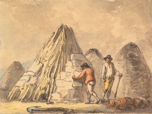 Making into Charcoal by Julius Caesar Ibbetson