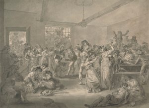 Sailors Carousing and Frying Watches by Julius Caesar Ibbetson