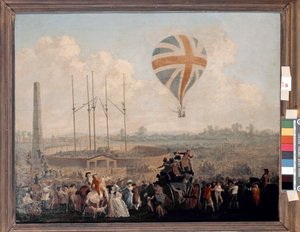 The Second Ascension by Vincenzo Lunardi in London