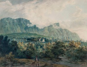 Undercliff, The Isle of Wight by Julius Caesar Ibbetson