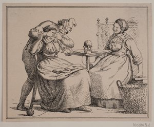 Illustration for Pictures and Verses by Julius Exner and Christian Winther by Julius Exner
