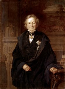 Leopold von Ranke: Portrait 1868 by Julius Friedrich Anton Schrader