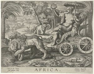 Africa by Julius Goltzius