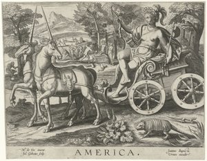 America by Julius Goltzius