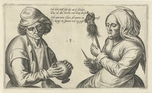 Spinning Woman with Her Husband