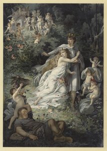 Illustration for A Midsummer Night