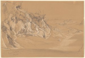 Campagna di Roma (Roman Countryside) (recto) by Julius Jacob the Elder