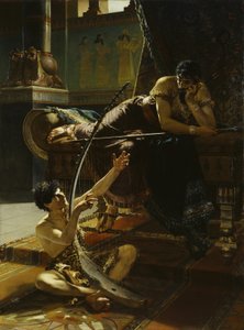 David and Saul by Julius Kronberg