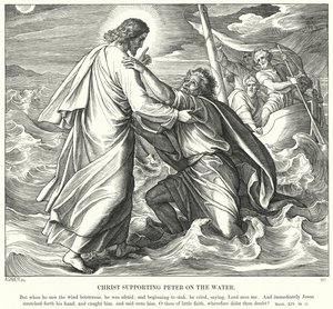 Christ Supporting Peter on the Water