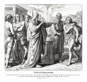 David is Anointed as King of Israel by Julius Schnorr von Carolsfeld