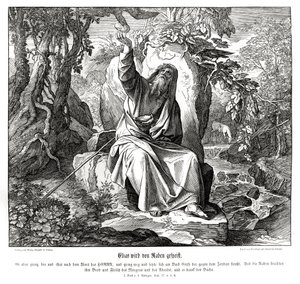 Elijah is Fed by Ravens