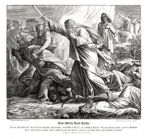 Elijah Slays the Prophets of Baal