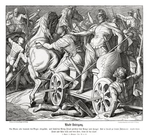 Fall of Ahab by Julius Schnorr von Carolsfeld