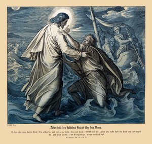 Jesus and Peter Walk on Water, Gospel of Matthew
