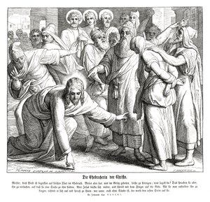 Jesus and the adulterous woman, Gospel of John