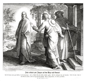 Jesus Appears to Two Disciples by Julius Schnorr von Carolsfeld