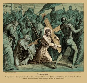 Jesus Carrying the Cross, Gospel of Luke