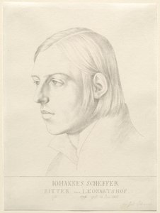 Johann Evangelist Scheffer von Leonhardshoff by Julius Schnorr von Carolsfeld
