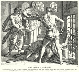 John the Baptist is Beheaded by Julius Schnorr von Carolsfeld