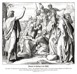 John the Baptist, Gospel of Matthew by Julius Schnorr von Carolsfeld