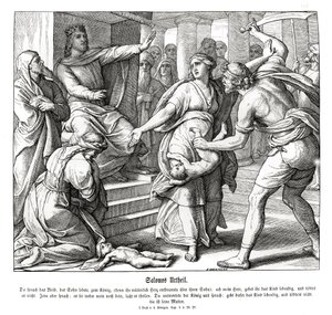Judgement of Solomon by Julius Schnorr von Carolsfeld