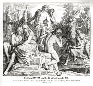 Multiplication of Man, Genesis by Julius Schnorr von Carolsfeld