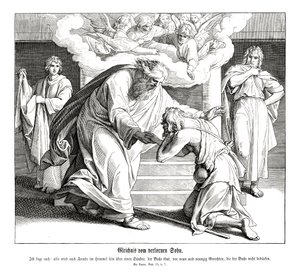 Parable of the good Samaritan, Gospel of Luke by Julius Schnorr von Carolsfeld