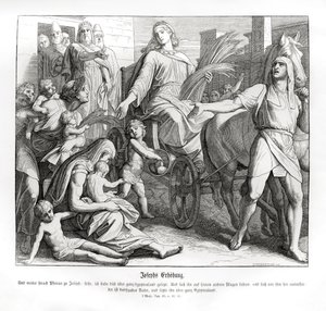Pharaoh Makes Joseph a Leader Over Egypt, Genesis by Julius Schnorr von Carolsfeld