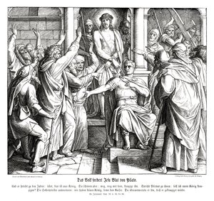Pontius Pilate, Gospel of John by Julius Schnorr von Carolsfeld