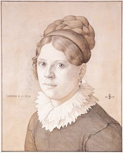 Portrait of Henriette Schnorr von Carolsfeld, 1817 by Julius Schnorr von Carolsfeld