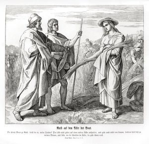 Ruth in the fields of Boaz, Ruth by Julius Schnorr von Carolsfeld