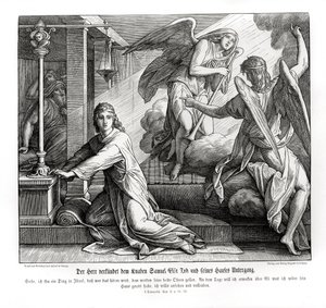 Samuel receives the prophecy of Eli