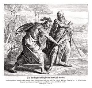 Saul loses the kingdom of Israel by Julius Schnorr von Carolsfeld