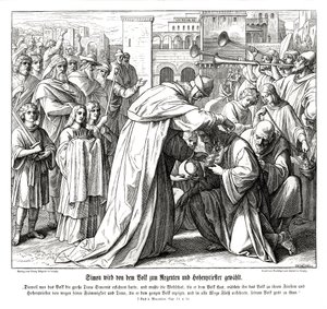Simon is appointed high priest by Julius Schnorr von Carolsfeld