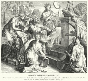 Solomon Falls into Idolatry by Julius Schnorr von Carolsfeld