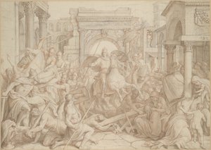 The Entrance of Charlemagne into Pavia, 1840 by Julius Schnorr von Carolsfeld